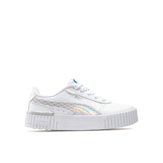 Puma Sneakersy Carina 2.0 Mermaid Ps 389743 01 Biały ze sklepu MODIVO w kategorii Trampki dziecięce - zdjęcie 181173003