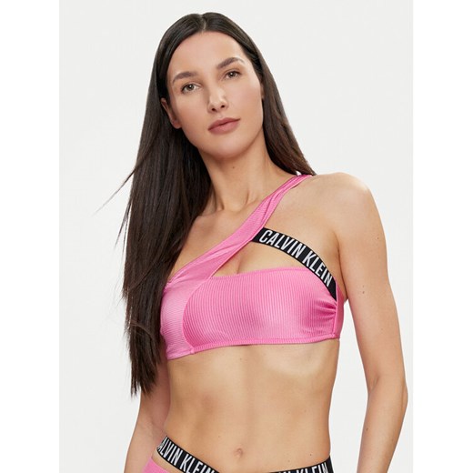 Calvin Klein Swimwear Góra od bikini KW0KW02388 Różowy ze sklepu MODIVO w kategorii Stroje kąpielowe - zdjęcie 181173132