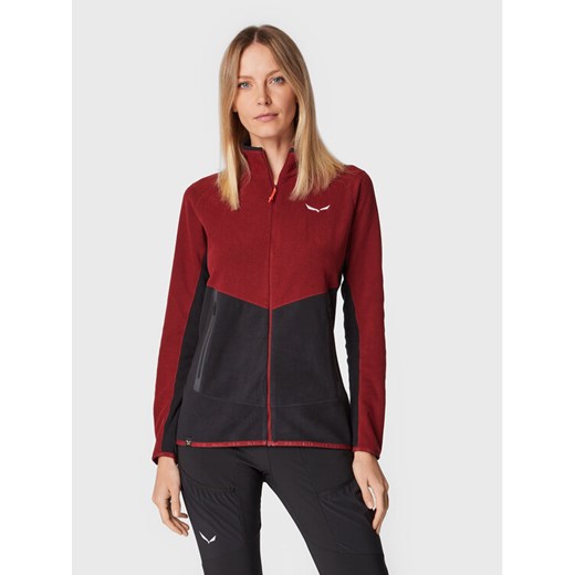 Salewa Bluza techniczna Paganella 27925 Bordowy Regular Fit ze sklepu MODIVO w kategorii Bluzy damskie - zdjęcie 181173363
