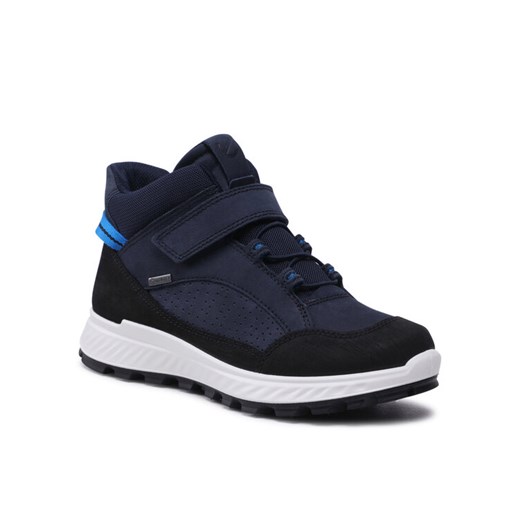 ECCO Sneakersy GORE-TEX Exostrike Kids 76194360159 Granatowy ze sklepu MODIVO w kategorii Buty sportowe dziecięce - zdjęcie 181173464
