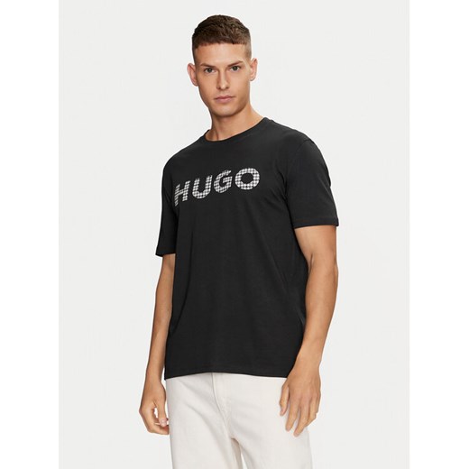 Hugo T-Shirt Dulivio_U243 50519724 Czarny Regular Fit ze sklepu MODIVO w kategorii T-shirty męskie - zdjęcie 181174974