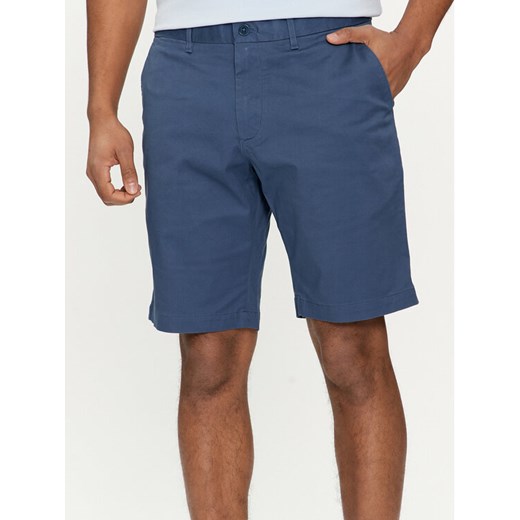 Tommy Hilfiger Szorty materiałowe Harlem MW0MW23568 Niebieski Regular Fit ze sklepu MODIVO w kategorii Spodenki męskie - zdjęcie 181175223