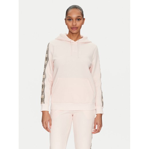 Guess Bluza V4YQ11 KB3P2 Różowy Regular Fit ze sklepu MODIVO w kategorii Bluzy damskie - zdjęcie 181175473
