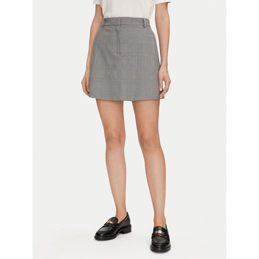 Tommy Hilfiger Spódnica trapezowa WW0WW42249 Szary Regular Fit ze sklepu MODIVO w kategorii Spódnice - zdjęcie 181177493