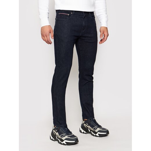 Tommy Hilfiger Jeansy Bleecker MW0MW15600 Granatowy Slim Fit ze sklepu MODIVO w kategorii Jeansy męskie - zdjęcie 181180080