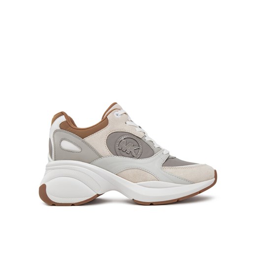 Michael Kors Sneakersy Zuma Trainer 43R5ZUFS2D Beżowy ze sklepu MODIVO w kategorii Buty sportowe damskie - zdjęcie 181180120