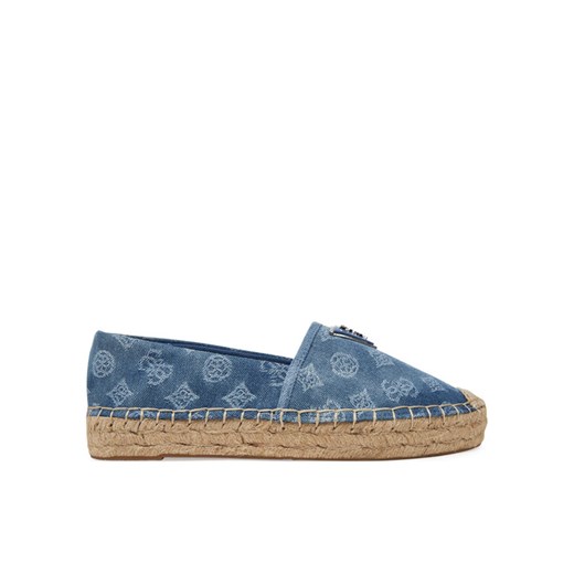 Guess Espadryle FLJDNN DEN14 Niebieski ze sklepu MODIVO w kategorii Espadryle damskie - zdjęcie 181180620