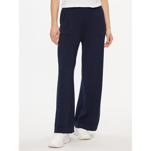 United Colors Of Benetton Spodnie dresowe 1294DF009 Granatowy Relaxed Fit ze sklepu MODIVO w kategorii Spodnie damskie - zdjęcie 181181771