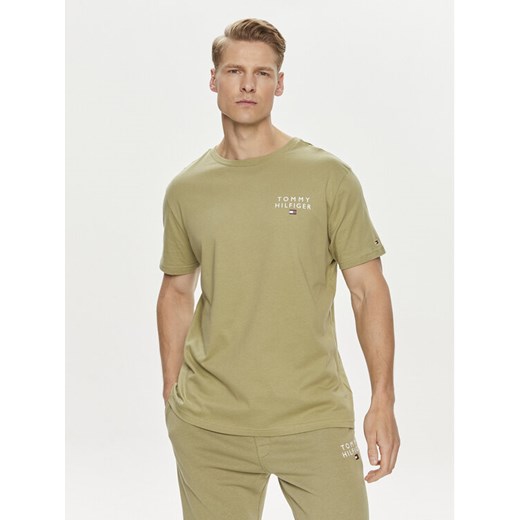 Tommy Hilfiger T-Shirt Logo UM0UM02916 Zielony Regular Fit ze sklepu MODIVO w kategorii T-shirty męskie - zdjęcie 181181783