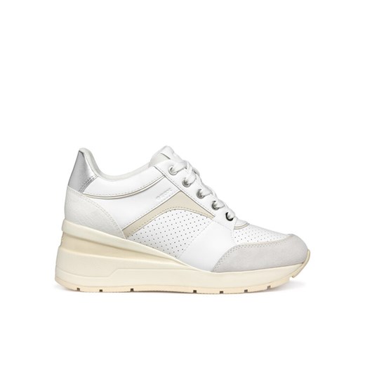 Geox Sneakersy D Zosma D558LA 08522 C1352 Biały ze sklepu MODIVO w kategorii Buty sportowe damskie - zdjęcie 181183362
