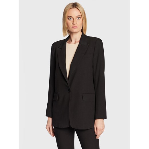 Bruuns Bazaar Marynarka CindySus Frida BBW2548 Czarny Loose Fit ze sklepu MODIVO w kategorii Marynarki damskie - zdjęcie 181184154