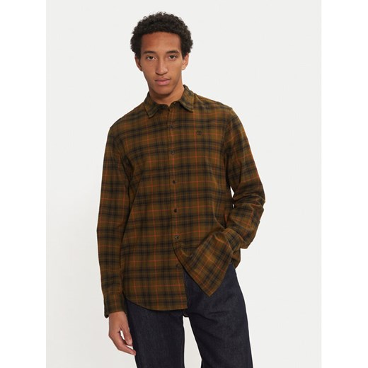 Timberland Koszula TB0A6V7EC681 Zielony Regular Fit ze sklepu MODIVO w kategorii Koszule męskie - zdjęcie 181186974