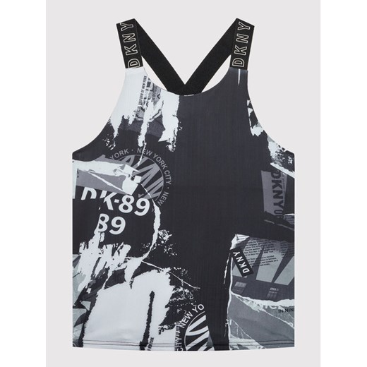 DKNY Top D35S09 M Czarny Regular Fit ze sklepu MODIVO w kategorii Bluzki dziewczęce - zdjęcie 181188672