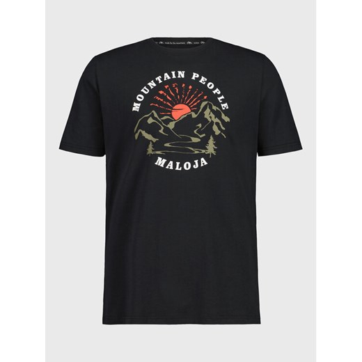 Maloja T-Shirt KapfM. 35502-1-0817 Czarny Regular Fit Maloja S MODIVO