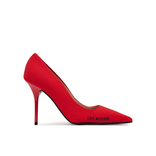 LOVE MOSCHINO Szpilki JA10089G1MIM0500 Czerwony ze sklepu MODIVO w kategorii Czółenka - zdjęcie 181189623