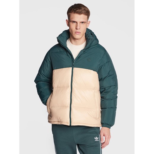 adidas Kurtka puchowa Regen HL9187 Zielony Regular Fit ze sklepu MODIVO w kategorii Kurtki męskie - zdjęcie 181190523