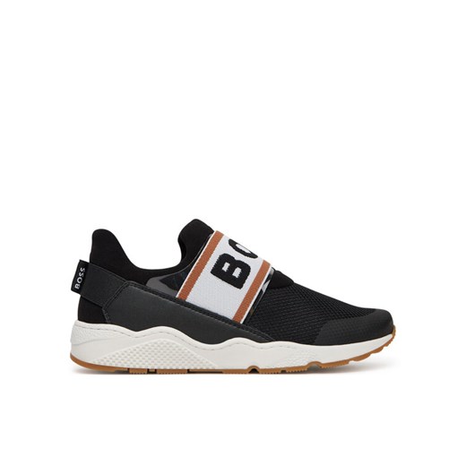 BOSS Sneakersy J51645 S Czarny ze sklepu MODIVO w kategorii Buty sportowe dziecięce - zdjęcie 181191423