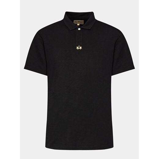 La Martina Polo CCMP05 JS259 Czarny Regular Fit ze sklepu MODIVO w kategorii T-shirty męskie - zdjęcie 181192531
