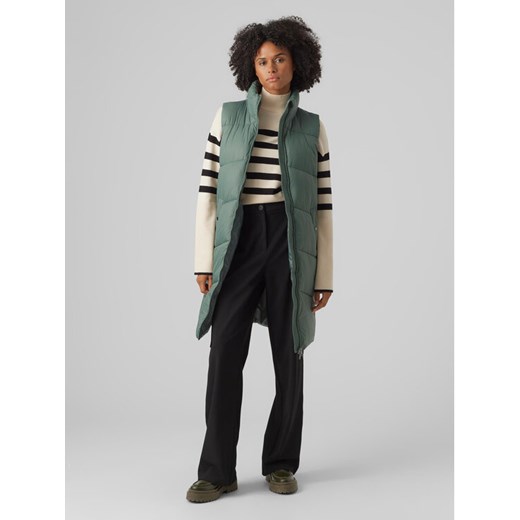 Vero Moda Bezrękawnik 10273950 Zielony Regular Fit ze sklepu MODIVO w kategorii Kamizelki damskie - zdjęcie 181192682