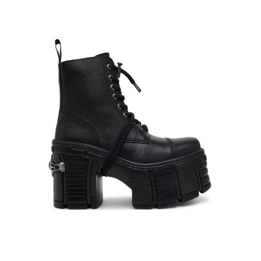 NEW ROCK Botki M-TM001-C4 Czarny ze sklepu MODIVO w kategorii Botki - zdjęcie 181196002