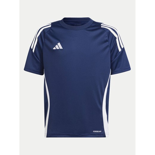 adidas Koszulka techniczna Tiro 24 Jersey IS1029 Granatowy Slim Fit ze sklepu MODIVO w kategorii T-shirty chłopięce - zdjęcie 181196160