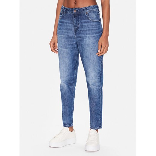 Mustang Jeansy Charlotte 1013597 Granatowy Mom Fit ze sklepu MODIVO w kategorii Jeansy damskie - zdjęcie 181196833