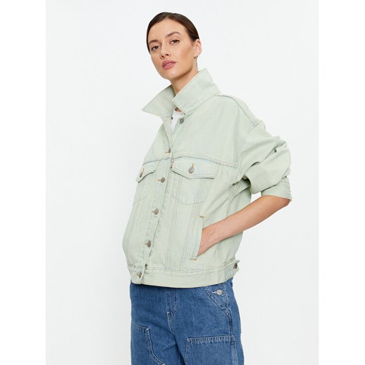 Levi's® Kurtka jeansowa 90's A1743-0025 Zielony Relaxed Fit ze sklepu MODIVO w kategorii Kurtki damskie - zdjęcie 181196950