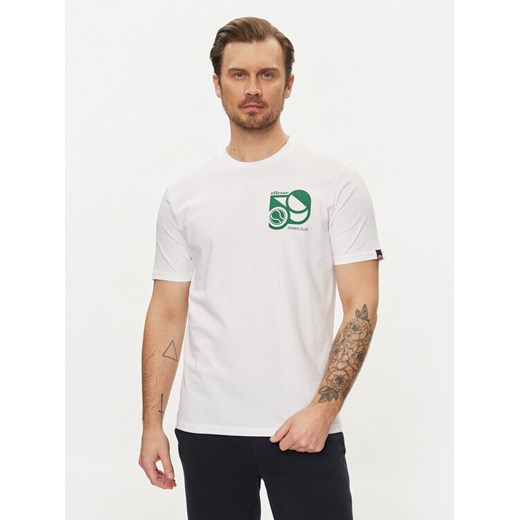 Ellesse T-Shirt Sport Club SHV20273 Biały Regular Fit ze sklepu MODIVO w kategorii T-shirty męskie - zdjęcie 181198380
