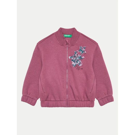 United Colors Of Benetton Bluza 39M2G503J Fioletowy Oversize ze sklepu MODIVO w kategorii Bluzy chłopięce - zdjęcie 181199961