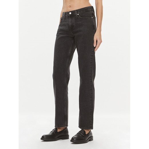 Calvin Klein Jeans Jeansy J20J222434 Czarny Straight Fit 26_30 MODIVO
