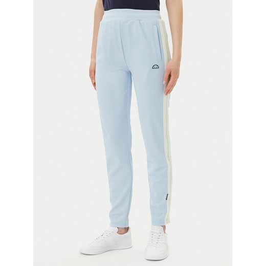 Ellesse Spodnie dresowe Teodoro SGZ21974 Błękitny Slim Fit ze sklepu MODIVO w kategorii Spodnie damskie - zdjęcie 181202572