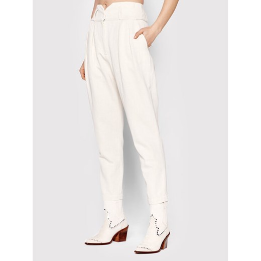 IRO Spodnie materiałowe Yila AQ085 Beżowy Regular Fit Iro 40 MODIVO