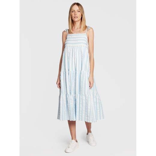 Seafolly Sukienka letnia Cabana 54860-DR Błękitny Regular Fit 34 MODIVO