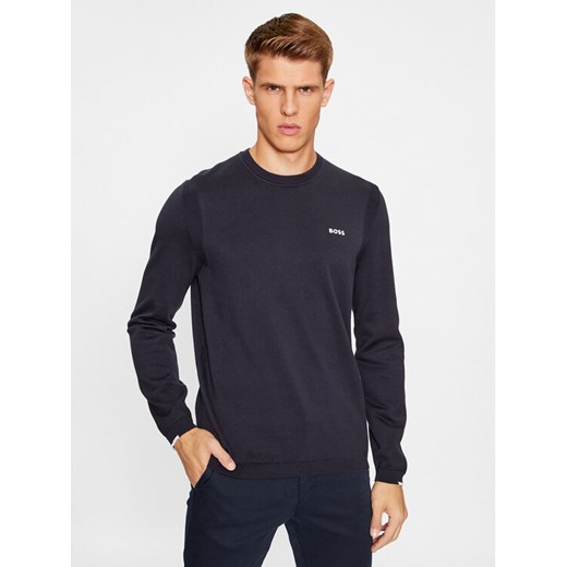 Boss Sweter Ever-X_Cn 50498539 Granatowy Regular Fit ze sklepu MODIVO w kategorii Swetry męskie - zdjęcie 181204802