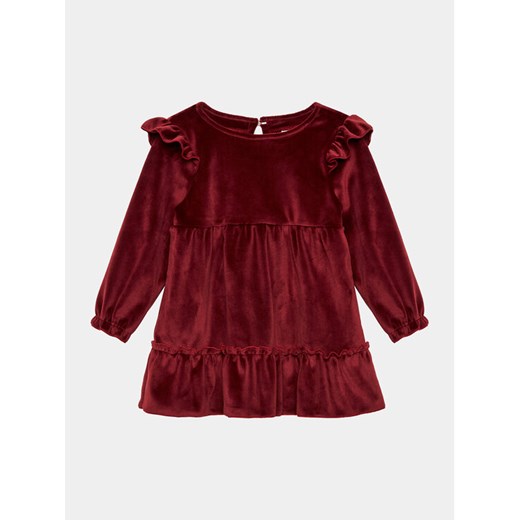 Jamiks Sukienka elegancka Karima JZG318 Bordowy Regular Fit Jamiks 86 MODIVO