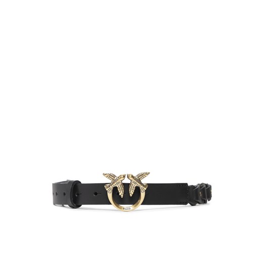 Pinko Pasek Damski Love Duble Belt H2 2022 PLT01 1H2114 Y7SP Czarny ze sklepu MODIVO w kategorii Paski damskie - zdjęcie 181207520