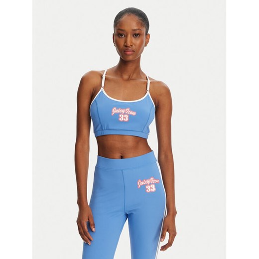 Juicy Couture Biustonosz top JCSNS125404 Niebieski ze sklepu MODIVO w kategorii Biustonosze - zdjęcie 181208452
