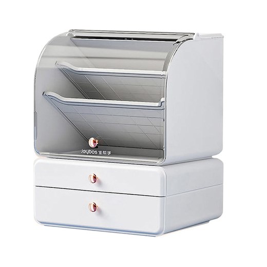 Joybos Organizer w kolorze białym na kosmetyki - 25,5 x 32 x 20,5 cm ze sklepu Limango Polska w kategorii Akcesoria i przechowywanie - zdjęcie 181210531