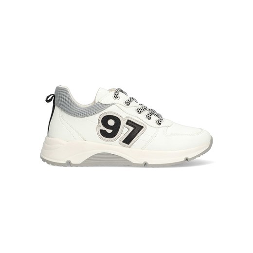 Vingino Skórzane sneakersy w kolorze białym ze sklepu Limango Polska w kategorii Buty sportowe dziecięce - zdjęcie 181210823