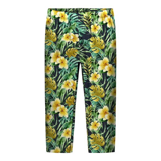 name it Legginsy w kolorze zielono-żółtym ze sklepu Limango Polska w kategorii Spodnie dziewczęce - zdjęcie 181210924
