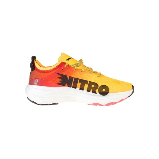 Buty sportowe damskie Puma do biegania z tkaniny na płaskiej podeszwie sznurowane 