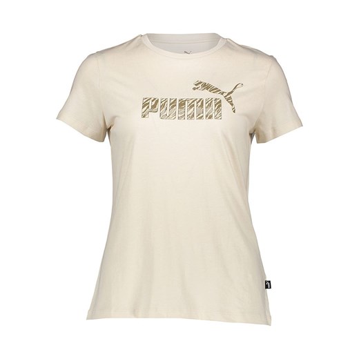 Puma Koszulka &quot;Essential+&quot; w kolorze beżowym ze sklepu Limango Polska w kategorii Bluzki damskie - zdjęcie 181211290