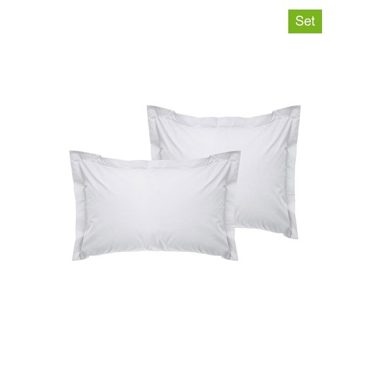 Colourful Cotton Poszewki renforcè (2 szt.) w kolorze białym na poduszkę ze sklepu Limango Polska w kategorii Poszewki na poduszki - zdjęcie 181211942