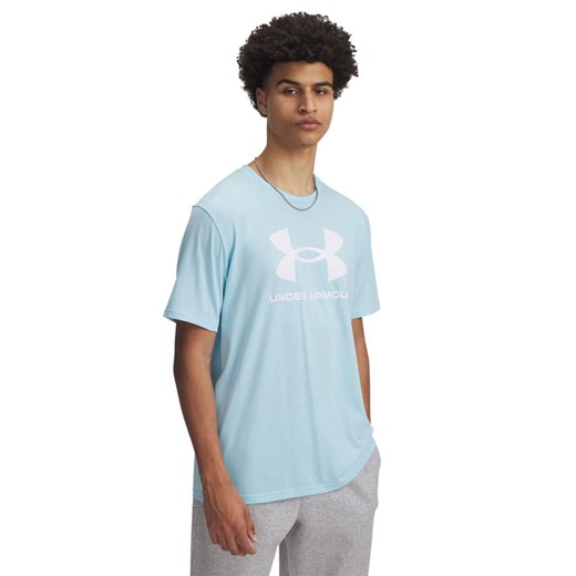 Under Armour Koszulka w kolorze błękitnym Under Armour L wyprzedaż Limango Polska