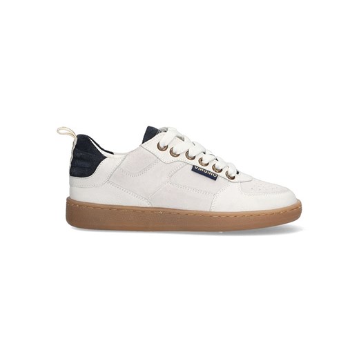 Vingino Skórzane sneakersy w kolorze kremowym ze sklepu Limango Polska w kategorii Trampki dziecięce - zdjęcie 181212234
