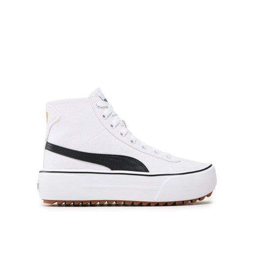 Puma Sneakersy Kaia Mid Cv 384409 01 Biały ze sklepu MODIVO w kategorii Trampki damskie - zdjęcie 181212921