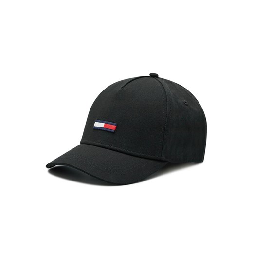Tommy Jeans Czapka z daszkiem Tju Flag Cap AU0AU00843 Czarny ze sklepu MODIVO w kategorii Czapki z daszkiem damskie - zdjęcie 181213063