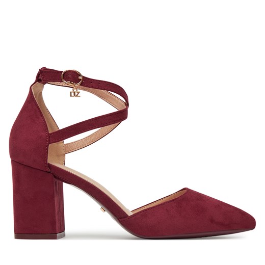 Czółenka DeeZee DZ0068 Bordowy 36 eobuwie.pl