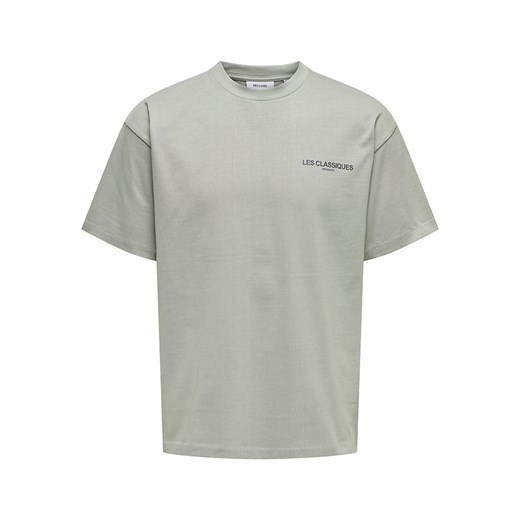 ONLY &amp; SONS Koszulka w kolorze szarym ze sklepu Limango Polska w kategorii T-shirty męskie - zdjęcie 181217541