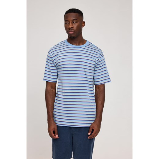MAZINE Koszulka &quot;Fine Striped&quot; w kolorze niebieskim ze sklepu Limango Polska w kategorii T-shirty męskie - zdjęcie 181217971